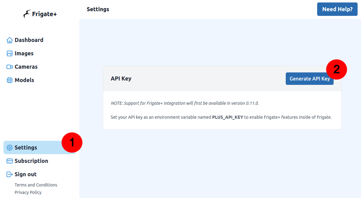 API key